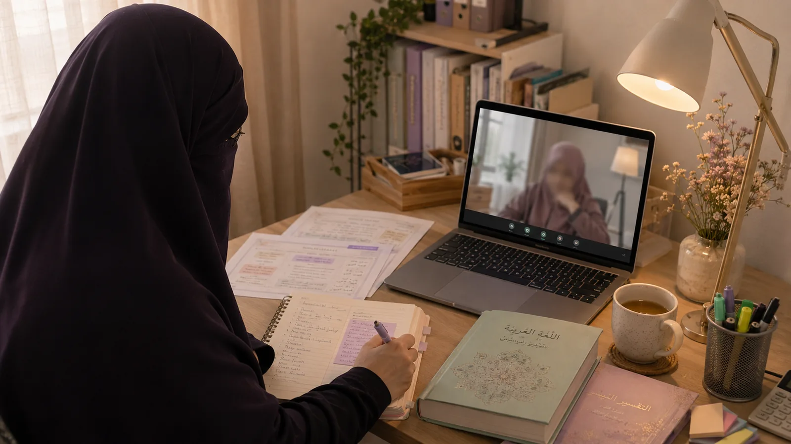Preparazione di una lezione individuale online di Madrassat an-Noor