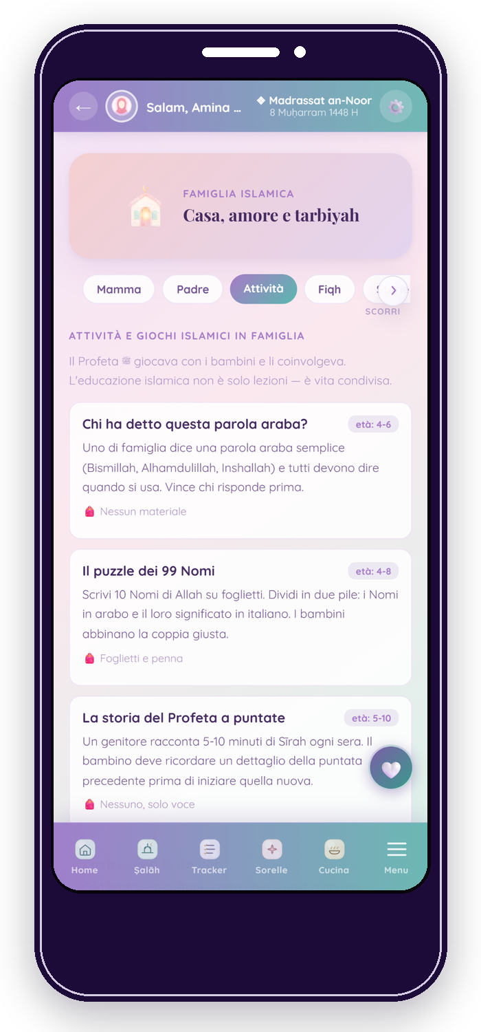 Famiglia e tarbiyah