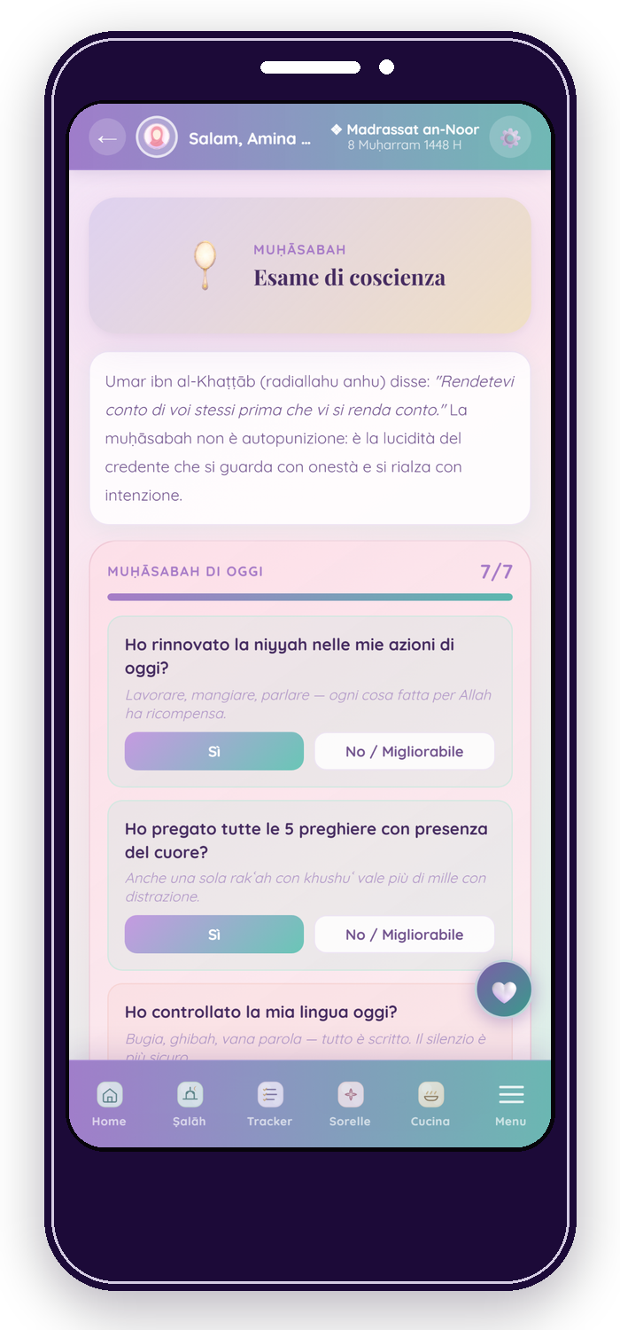 Muḥāsabah esame di coscienza