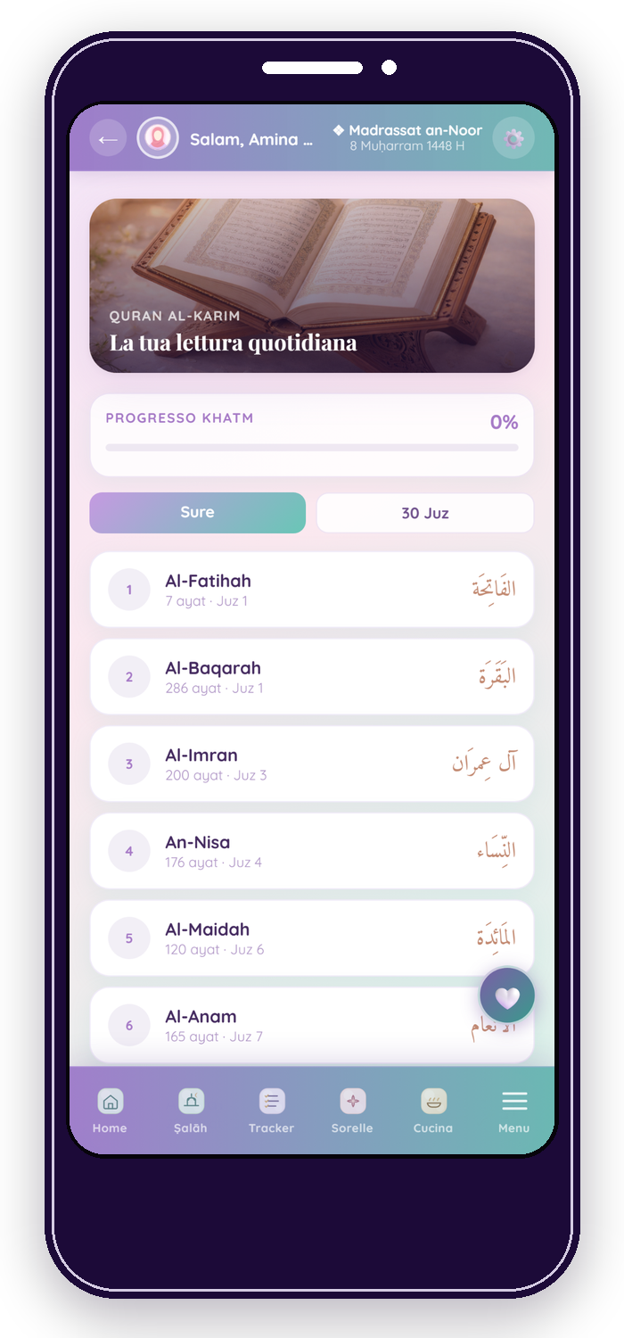 Qurʾān quotidiano e khatm