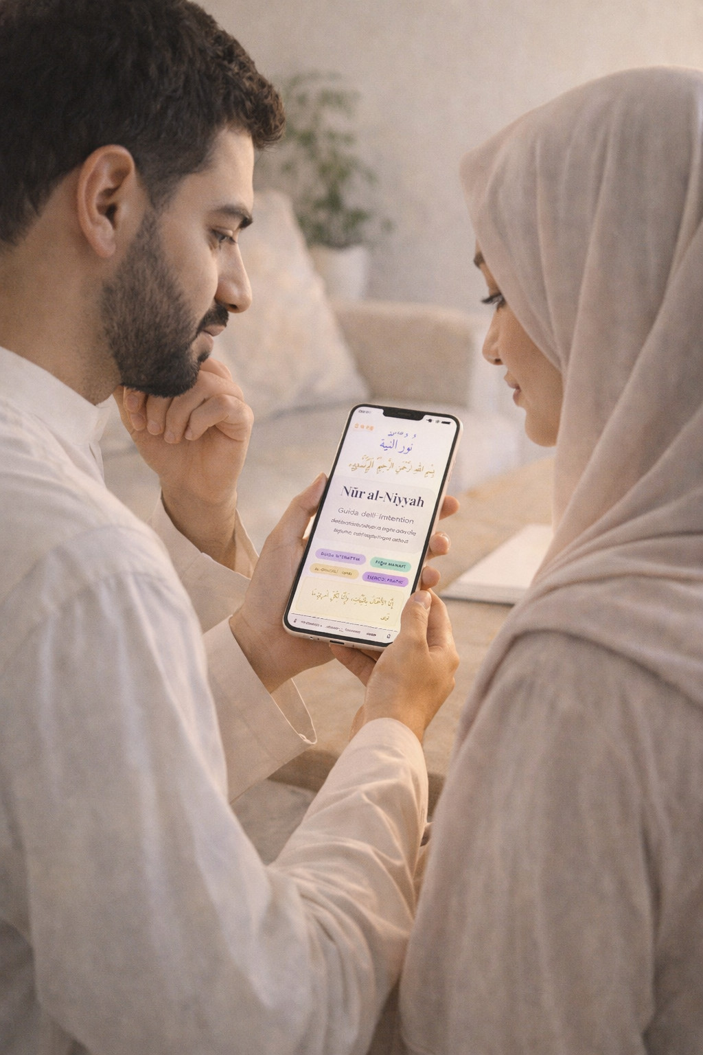Nūr al-Niyyah — Copertina guida interattiva