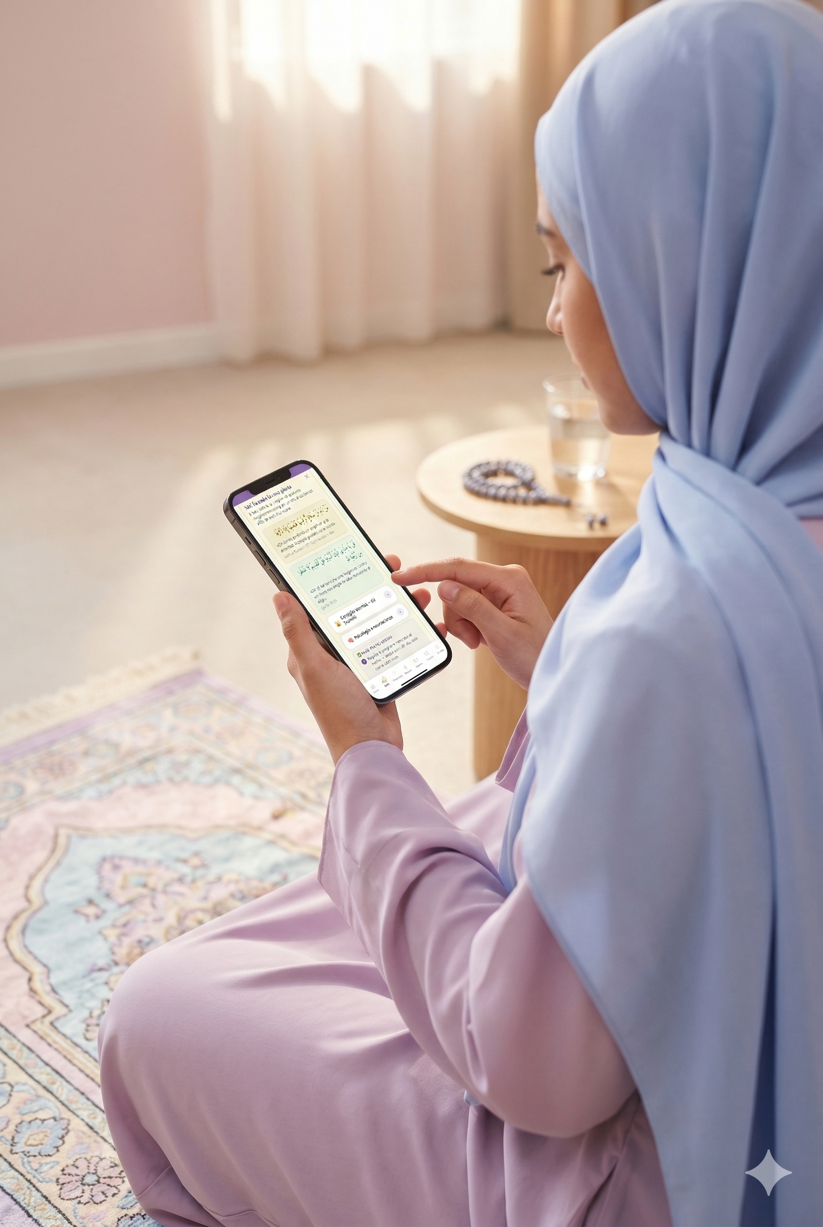 Dawam schermata guida wudu