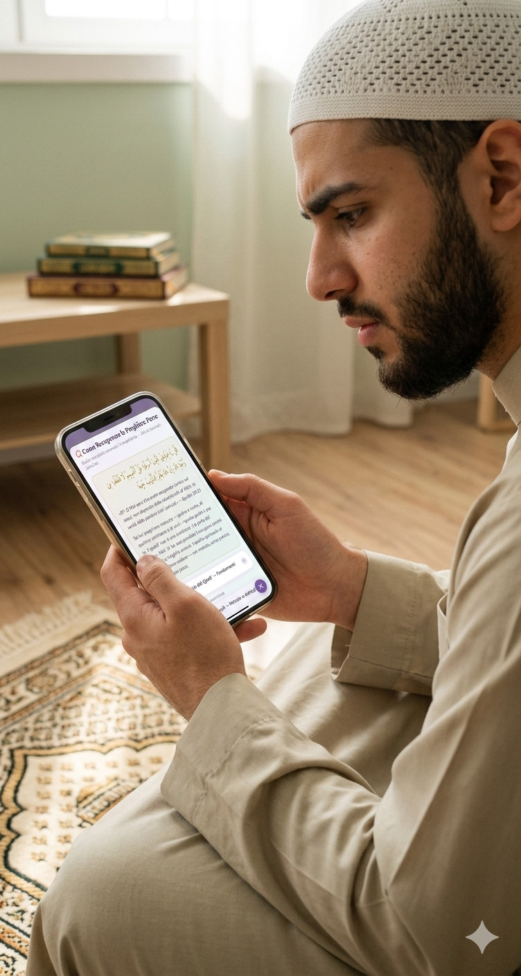 Dawam schermata qada preghiere