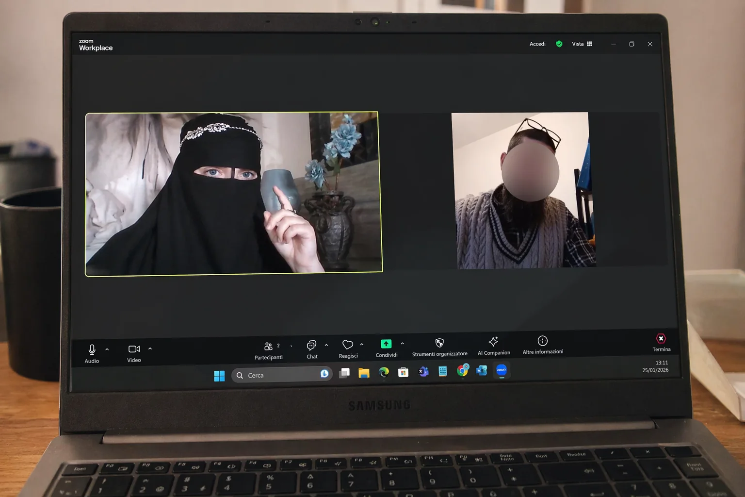 Lezione online con adulti