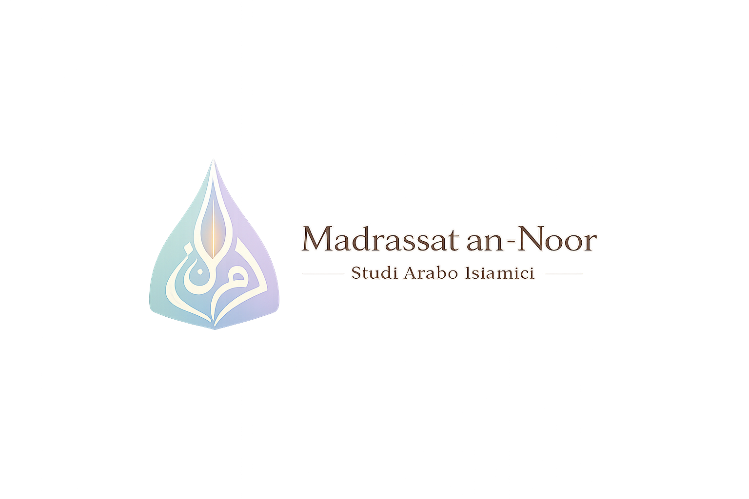 Logo orizzontale ufficiale Madrassat an-Noor