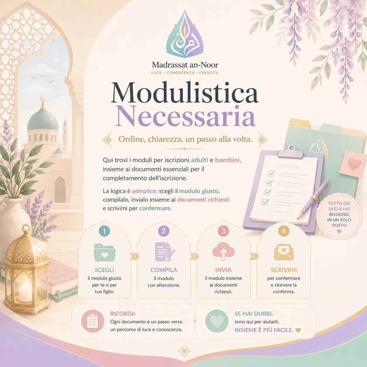 Modulistica Madrassat an-Noor