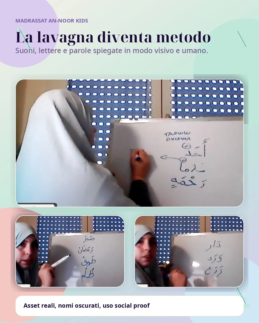 Lezione islamica individuale del doposcuola MaN Kids